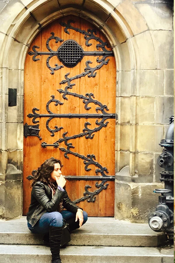 squat door at the Prague castle