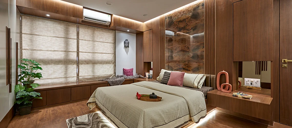 Elegant Bedroom Interior Design at 7 Nirvana