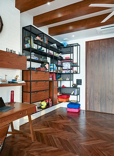 A well-designed interior featuring modern furniture in a room at 7 Nirvana